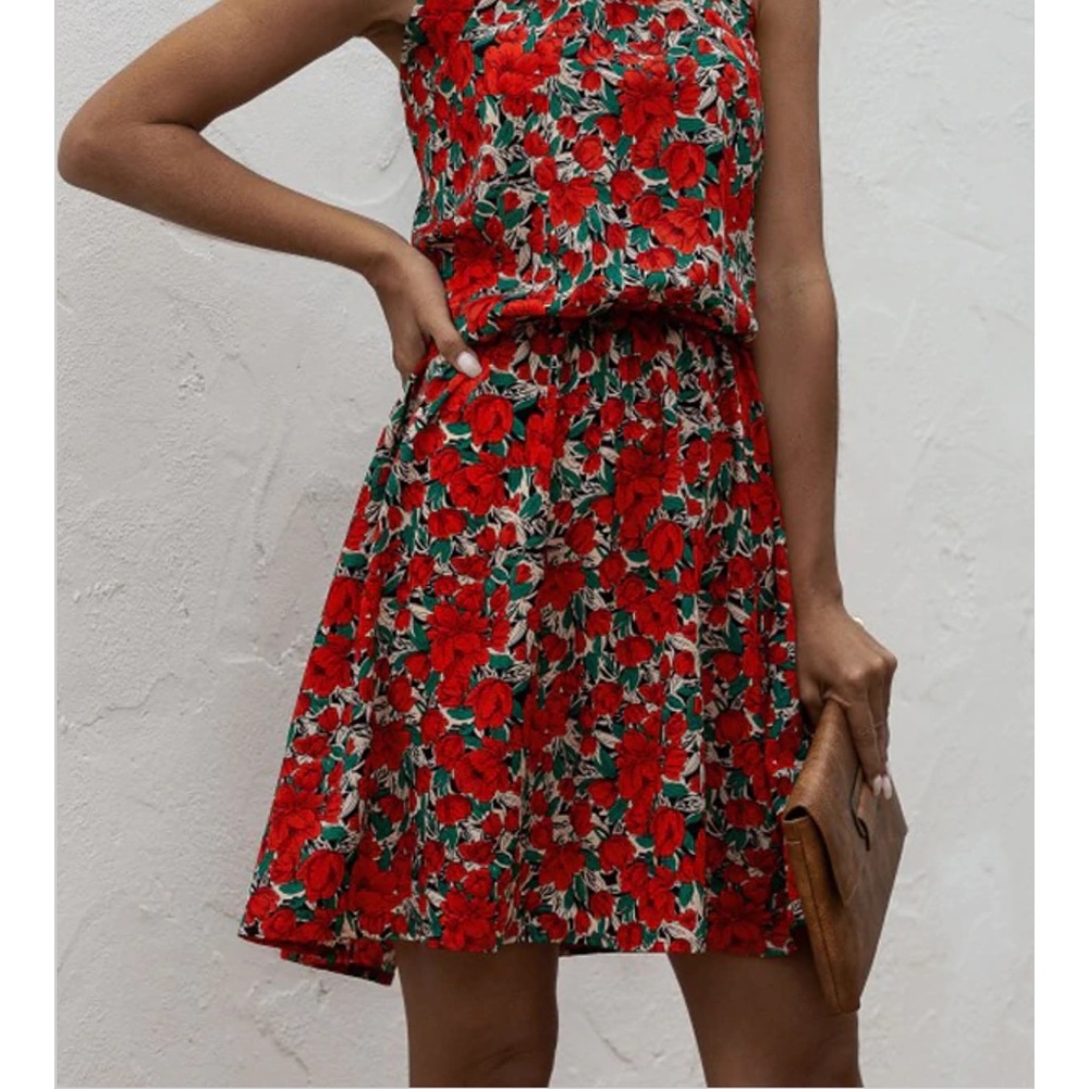 NWOT-Floral Summer Mini Dress